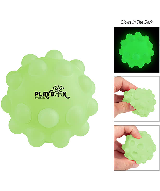 Glow-In-The-Dark Push Pop Ball