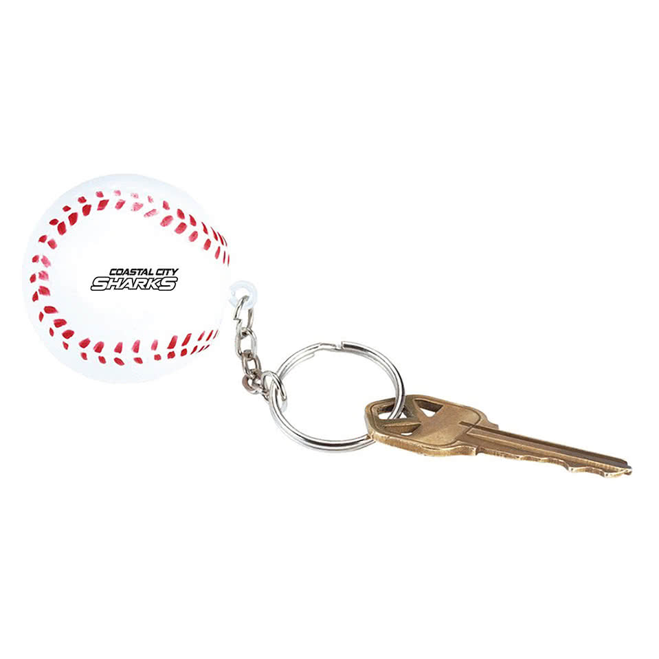 Standard Baseball Stress Reliever Keychain