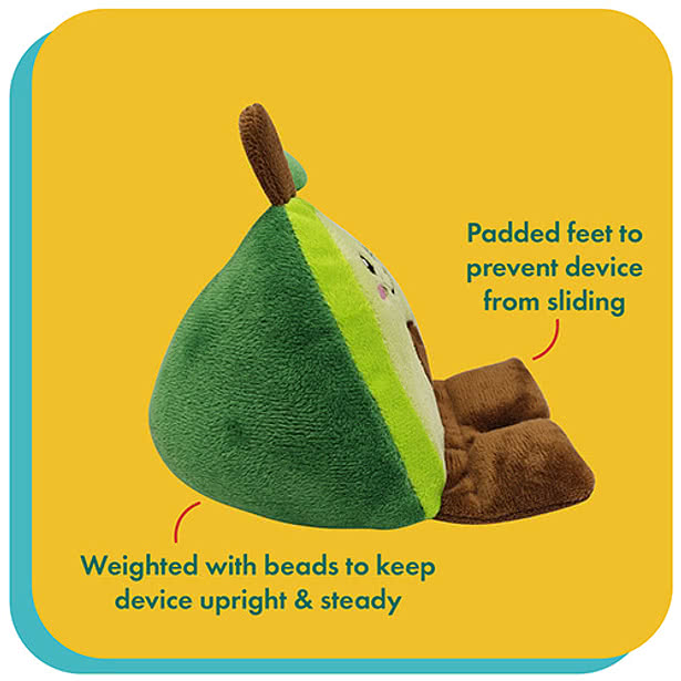 Phone Pals Weighted Avocado Plush Phone Holder