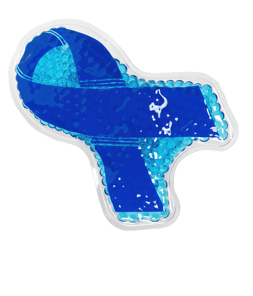 Ribbon Aqua Pearls Hot/Cold Pack in Royal Blue