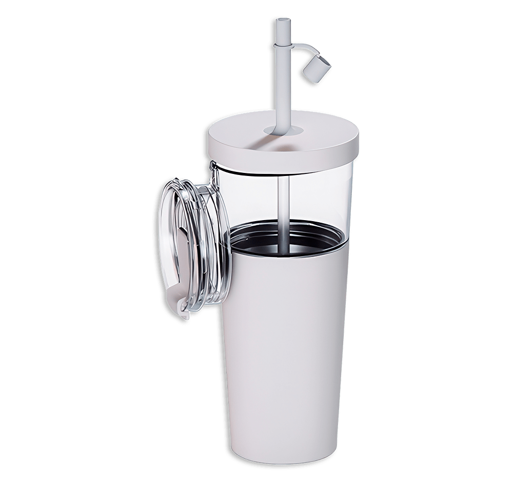 Asobu 28 oz. Marina 2-in-1 Tumbler with 17 oz. Mug and Straw-default