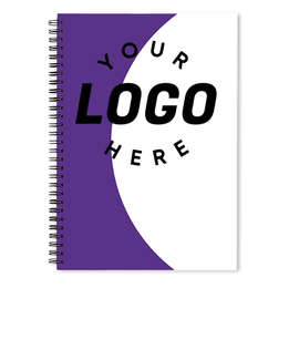 Curve JournalBooks ® Spiral Notebook - Color: Purple