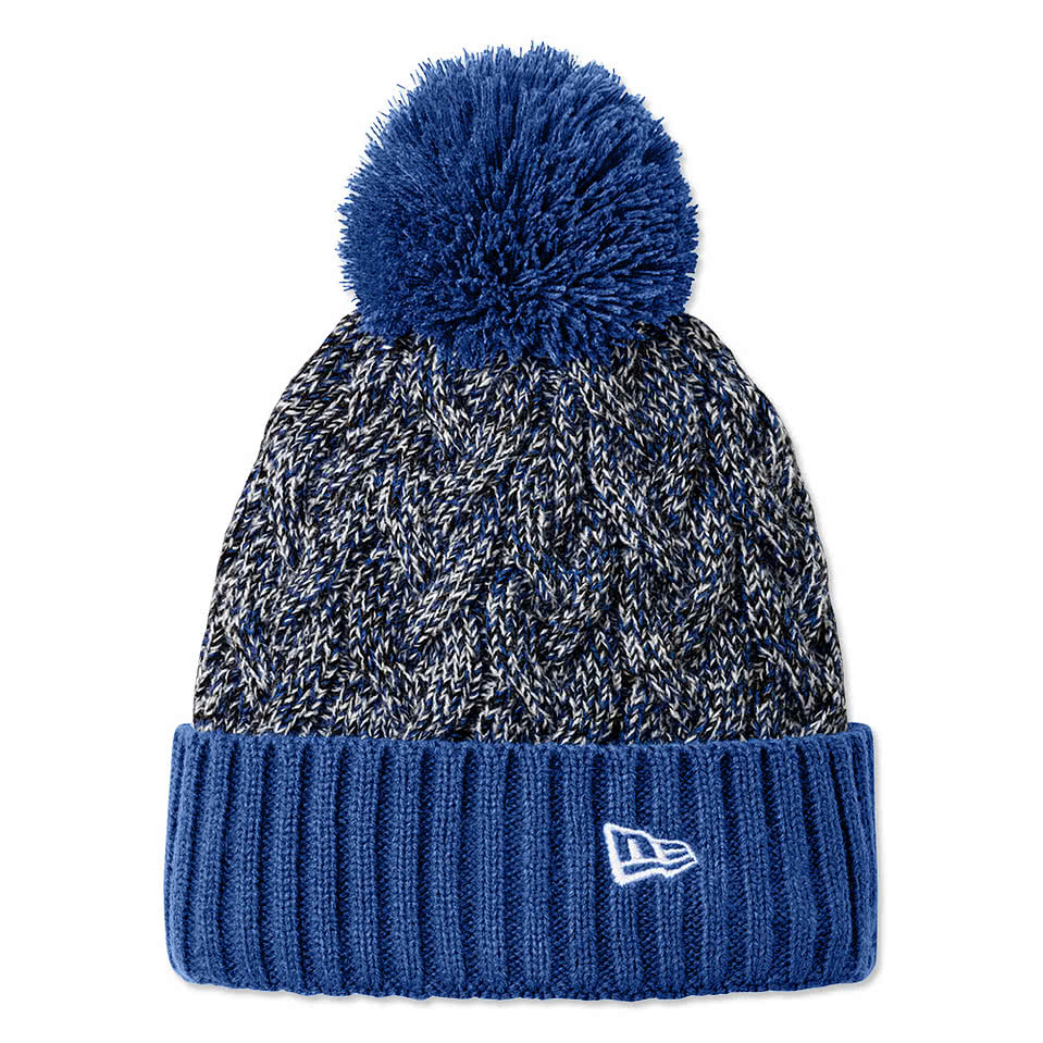 New Era Marled Knit Pom Pom Beanie