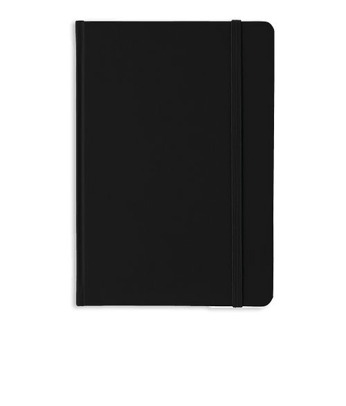 Rainbow UltraHyde Hard Cover Notebook in Black