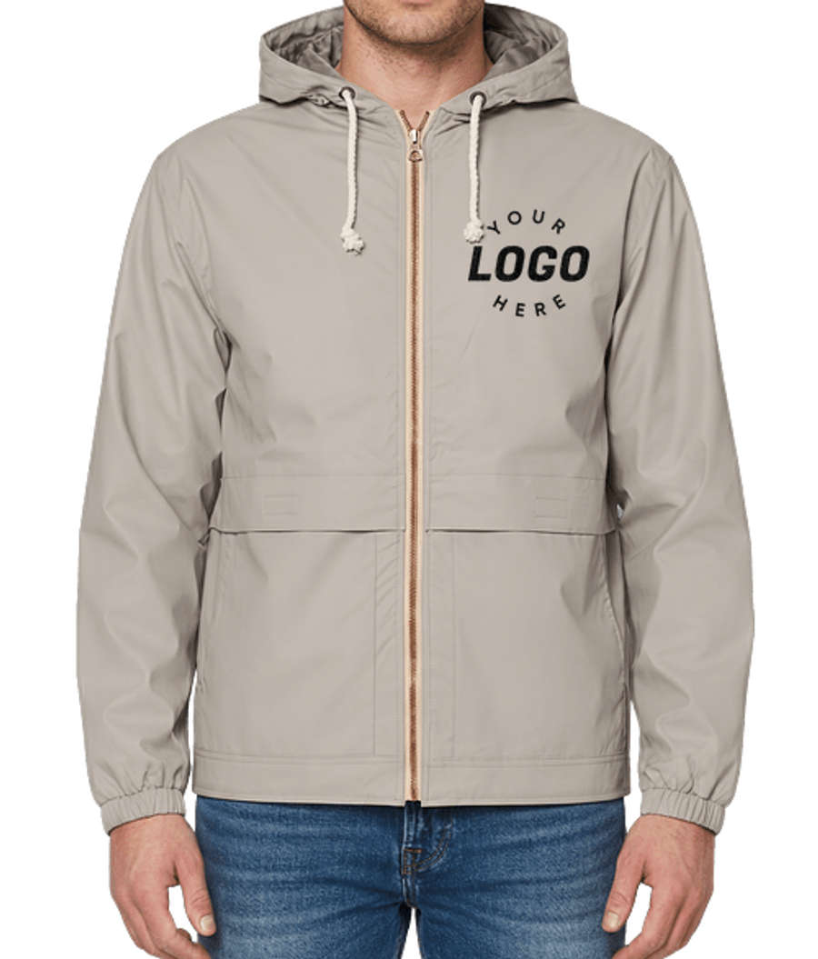 Weatherproof Vintage Hooded Rain Jacket in Khaki