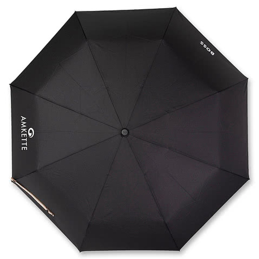 Hugo Boss 39" Arc Iconic Mini Umbrella in Black