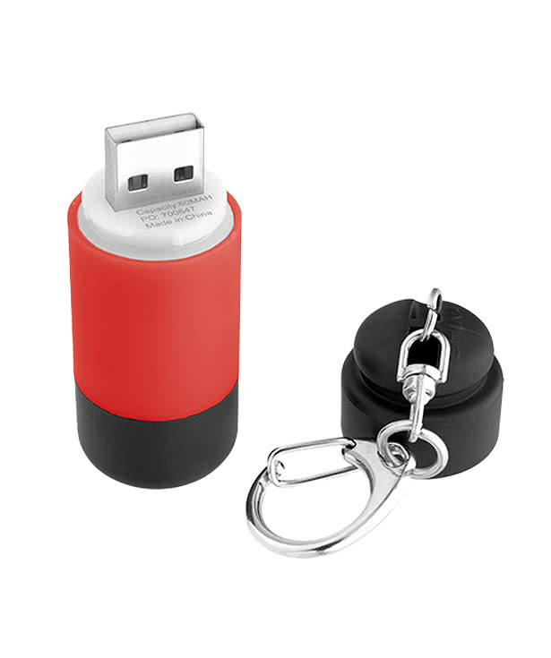 Rechargeable LED Flashlight Keychain