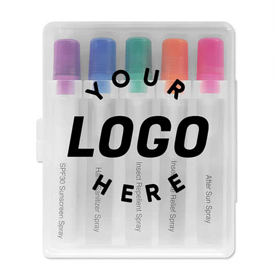 5-Piece Health Kit in Clear