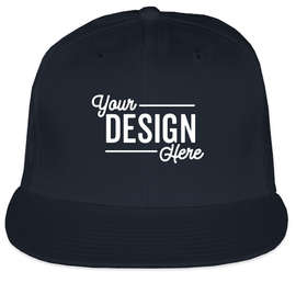 New Era 9FIFTY Flat Bill Snapback Hat - Color: Deep Navy