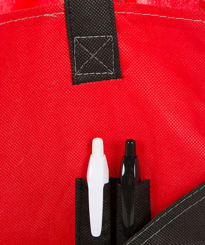 Promotional Non-Woven Pocket Convention Tote Bag