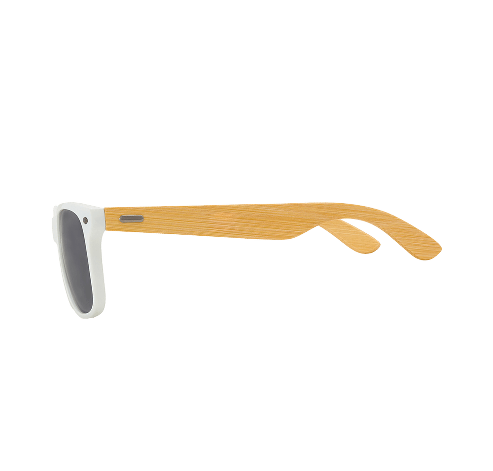 CapeShades Recycled Bamboo Sunglasses White Frame-default