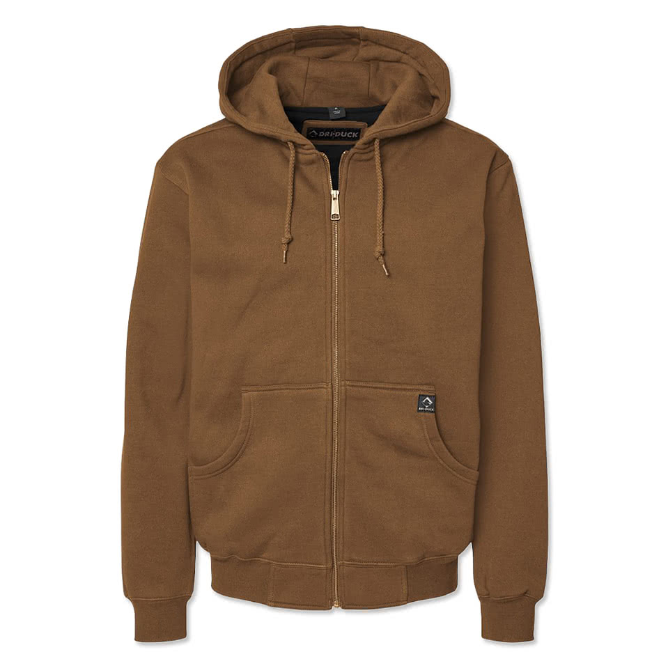 Dri Duck Crossfire Heavyweight Power Fleece Zip Hoodie - Printed