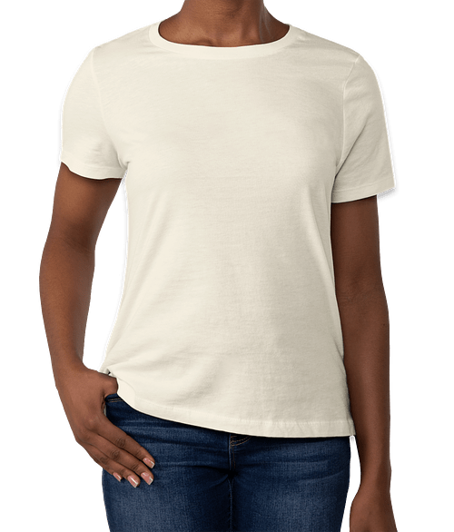 Bella + Canvas Women's Jersey T-shirt in Natural