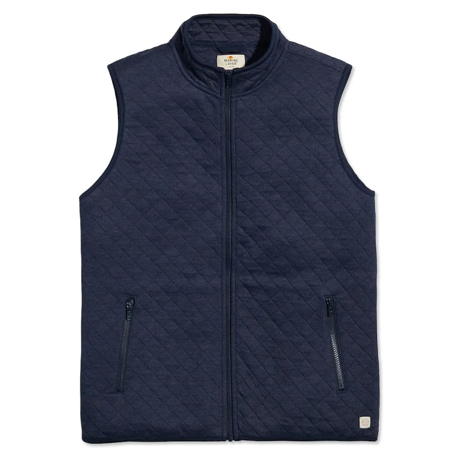 Custom Marine Layer Corbet Quilted Vest - Design Vests