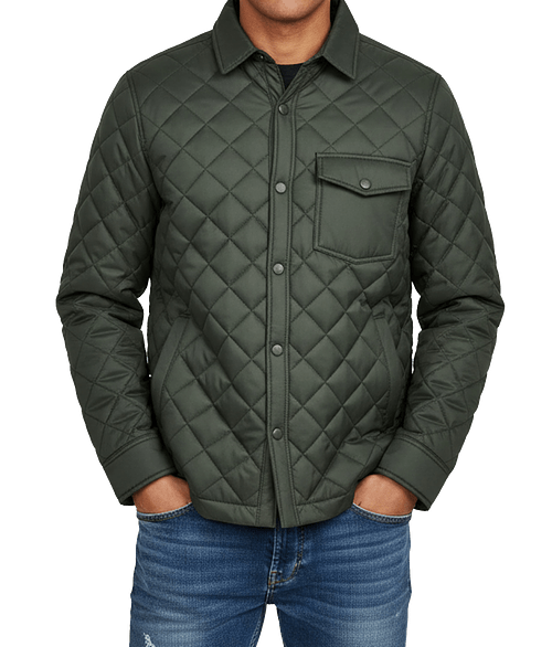 Stormtech Tundra Quilted Insulated Shacket in Cypress