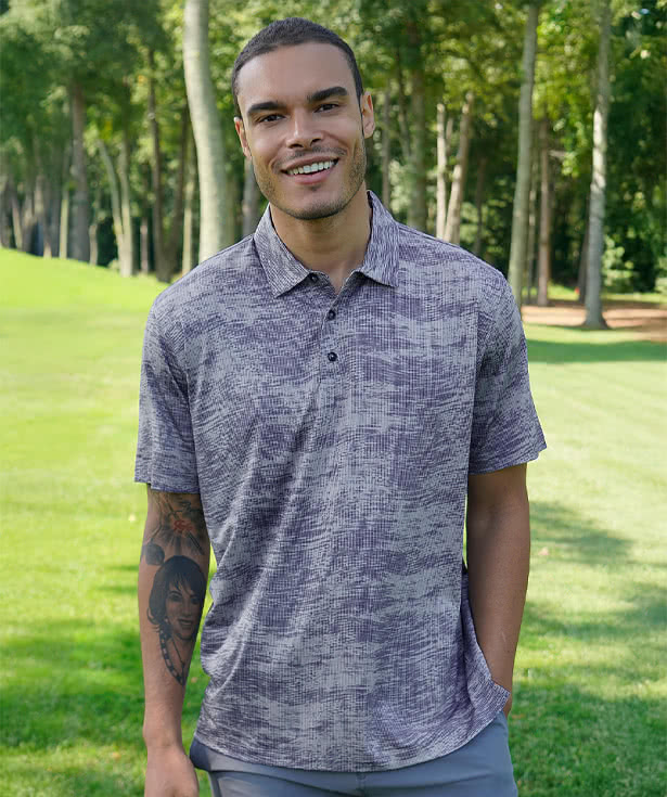 Vansport Pro Digi Print UPF 50+ Performance Polo