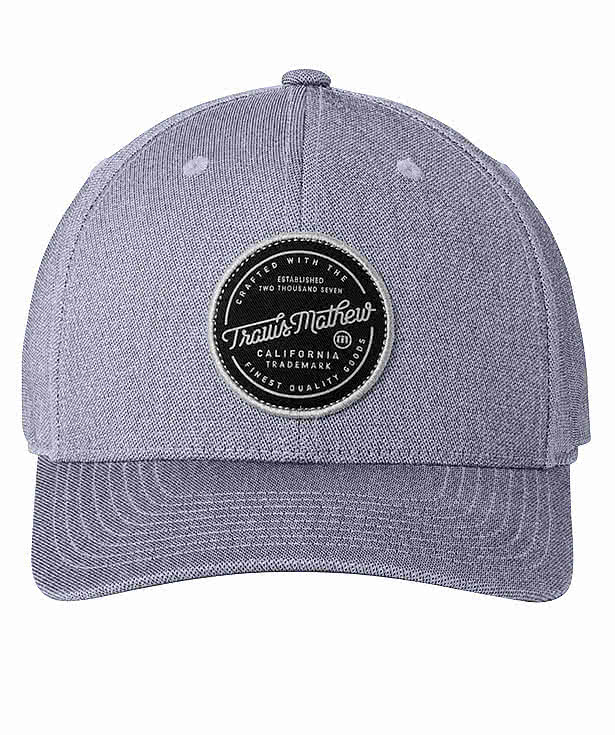 TravisMathew On Ice Baseball Hat with Circle Patch