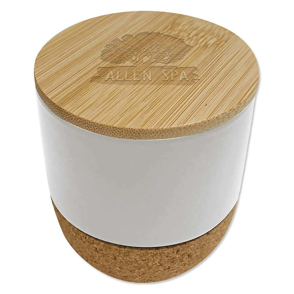 Laser Engraved Santal Scented Candle