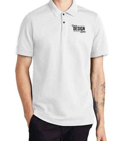 MERCER+METTLE Stretch Heavyweight Pique Polo - White