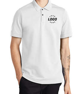 MERCER+METTLE Stretch Heavyweight Pique Polo - Color: White