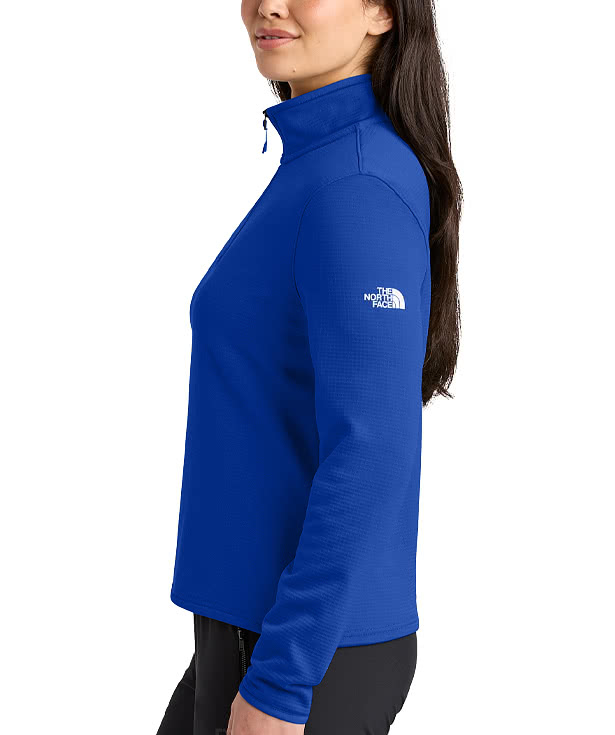 The North Face Women's Aim Fleece Quarter Zip Sweatshirt - Embroidered