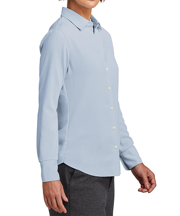 Brooks Brothers Women’s Full-Button Satin Blouse