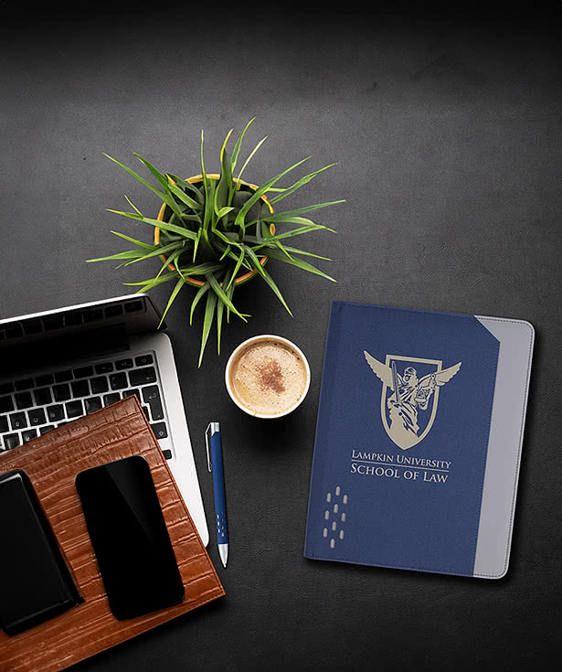 Souvenir Armor Zippered Padfolio with Armor Pen