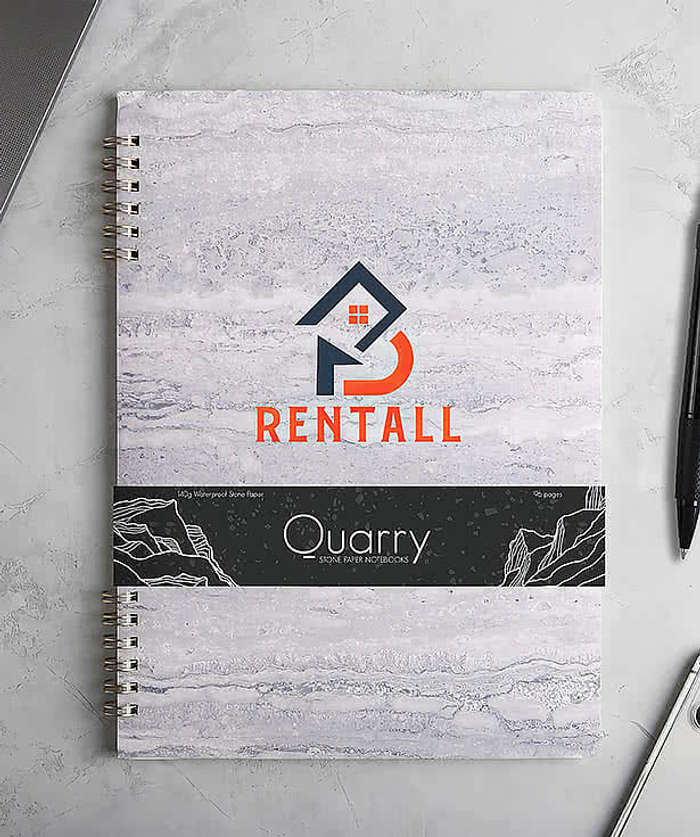 Quarry Stone Paper Soft Cover Spiral Notebook