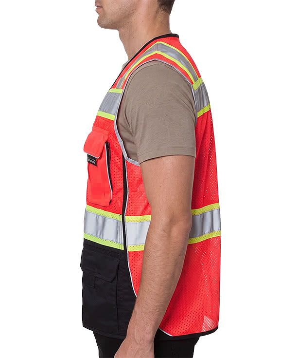 Kishigo Black Series® Black Bottom Class 2 Safety Vest