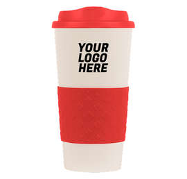 16 oz. Rubber Grip To Go Coffee Cup