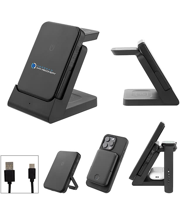 5,000 mAh Magnetic Power Bank & Watch Dock