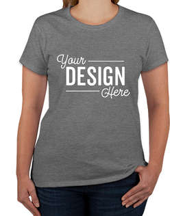 Gildan Women's 100% Cotton T-shirt - Color: Graphite Heather