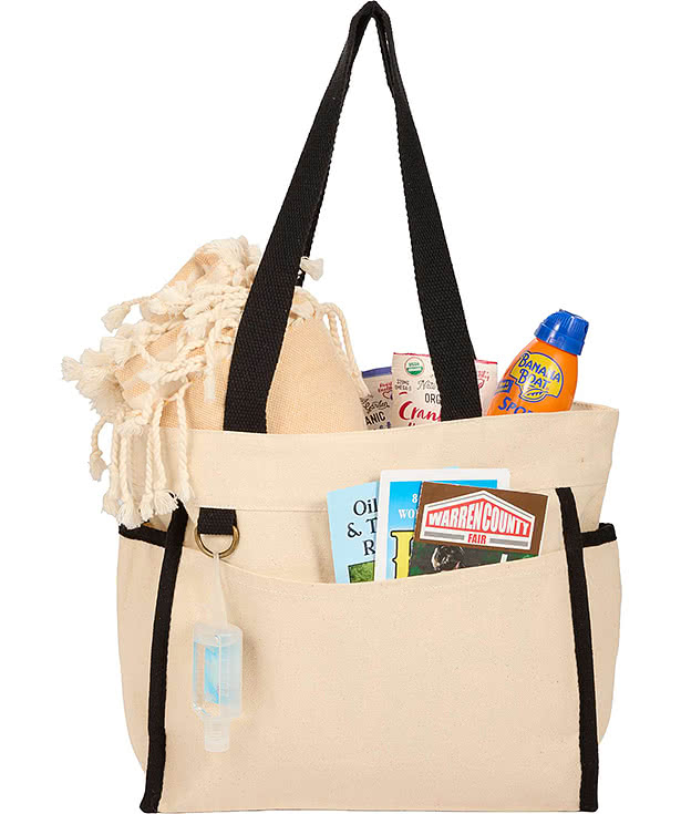 Organic Cotton Accent Tote Bag