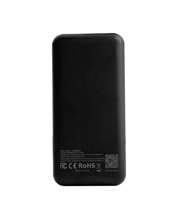 65W Fast Charge 20,000 mAh Laptop Power Bank