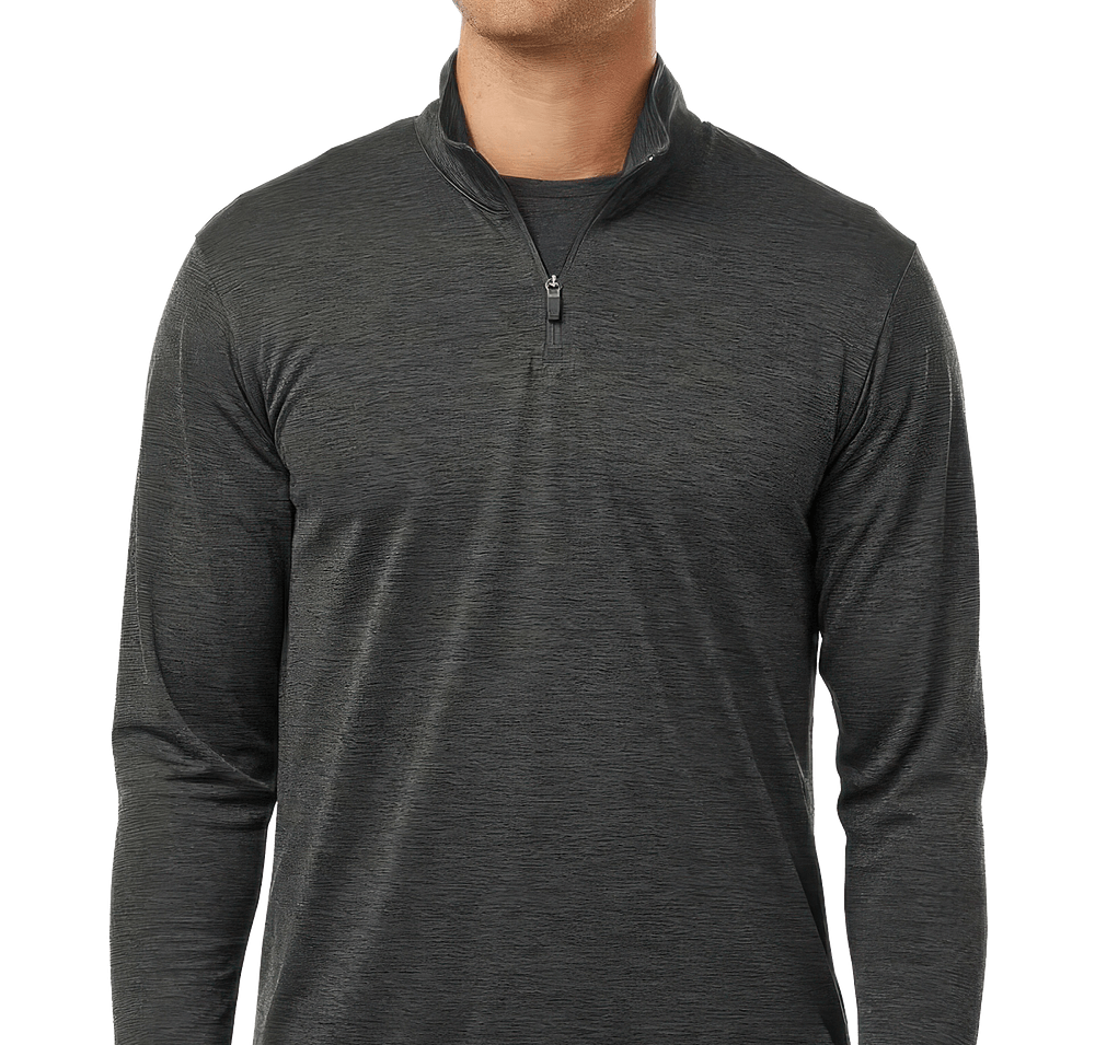 AllPro Pro-Lock Performance Melange Quarter Zip Performance Shirt-default