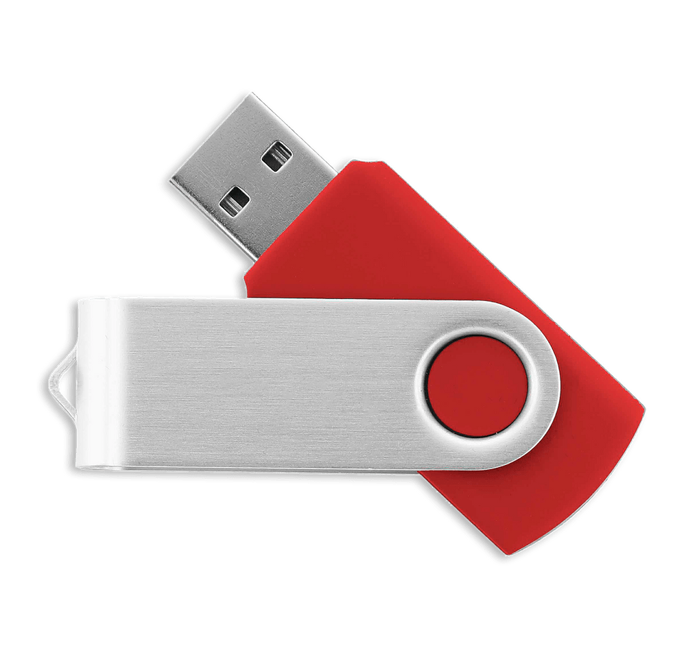 Laser Engraved Rotate USB Flash Drive 16GB-default