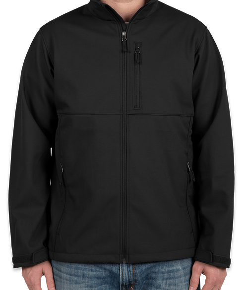 Columbia Ascender Bonded Soft Shell Jacket - Embroidered in Black