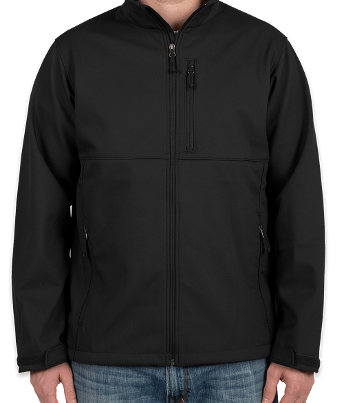 Columbia Ascender Bonded Soft Shell Jacket - Printed in Black