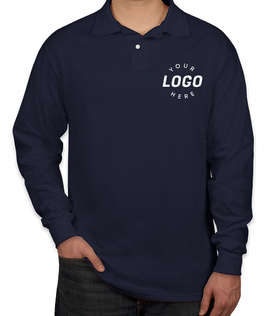 Jerzees Spotshield 50/50 Long Sleeve Jersey Polo