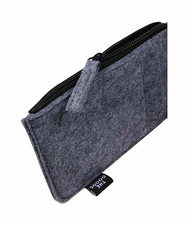 The Goods Recycled Felt Lanyard Wallet