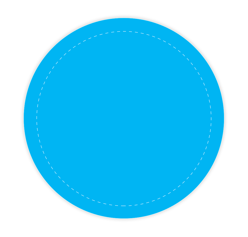 Full Color 2" Circle Roll Labels (Roll of 500)-default
