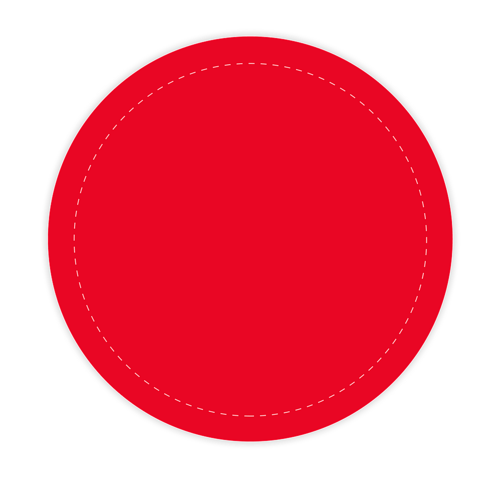 Full Color 2" Circle Roll Labels (Roll of 500)-default