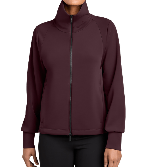 MiiR Women’s Kumo UPF 50+ Performance Zip Hoodie in Dark Fig