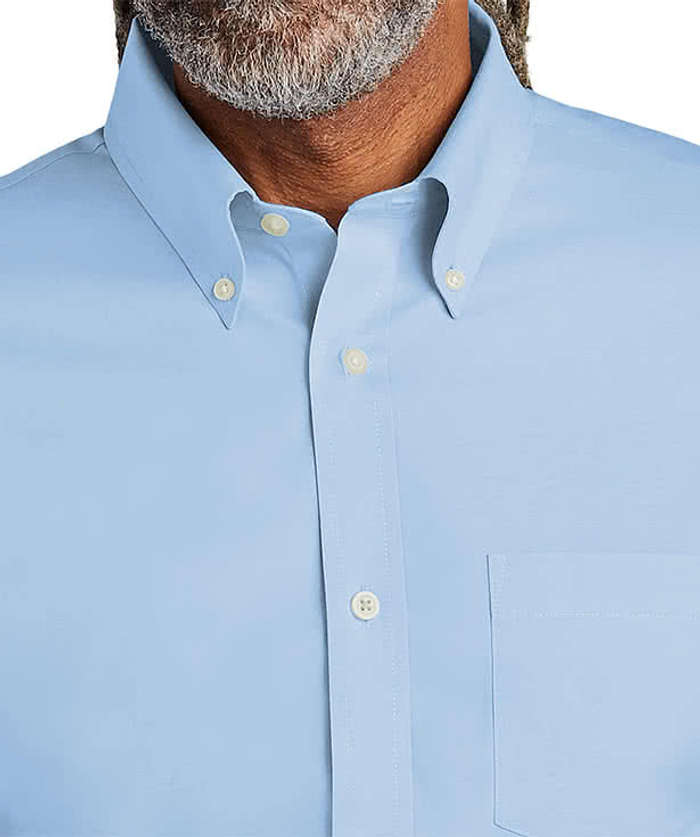 Brooks Brothers Tall Wrinkle-Free Stretch Pinpoint Dress Shirt