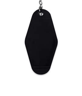 Motel Style Keychain - Color: Black