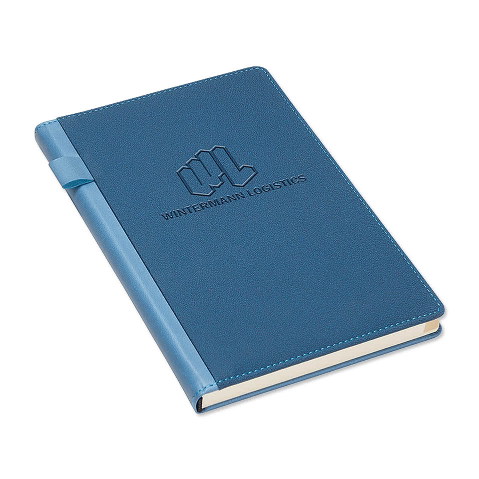 Debossed Corona Textured Hard Cover Notebook
