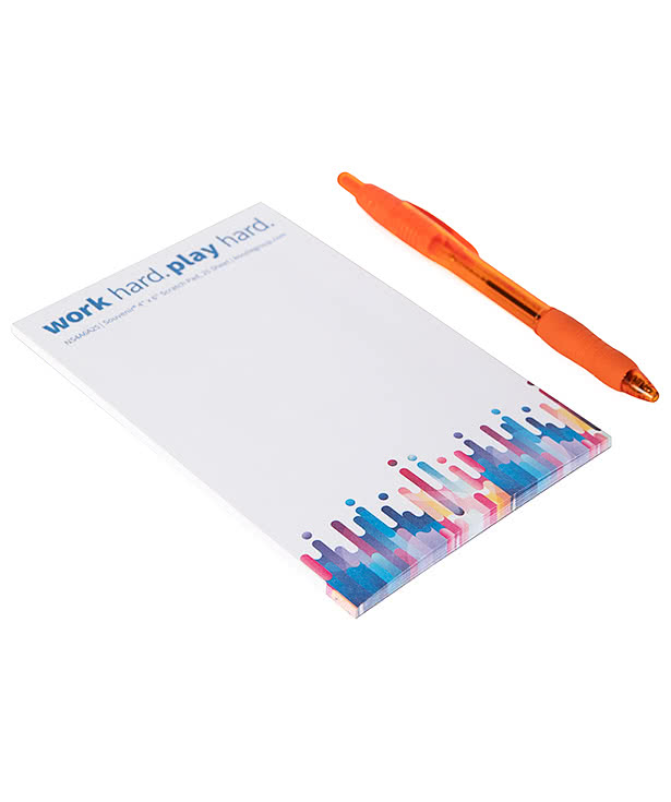 Full Color Souvenir 4" x 6" Scratch Pad - 25 sheets/pad (Case of 250)