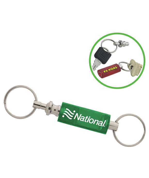 Valet Key Separator Keychain