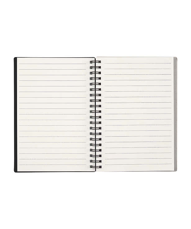 Rubbery Hard Cover Spiral Notebook
