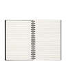 Rubbery Hard Cover Spiral Notebook